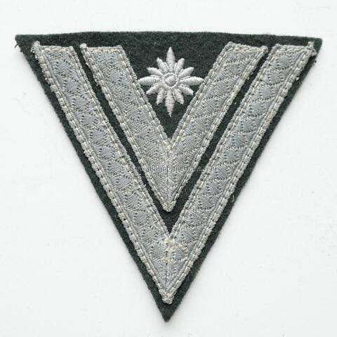 Ärmelabzeichen Stabsgefreiter / Stabsgefreitenwinkel bzw. Obergefreiter mit mehr als 6 Dienstjahren - Wehrmacht