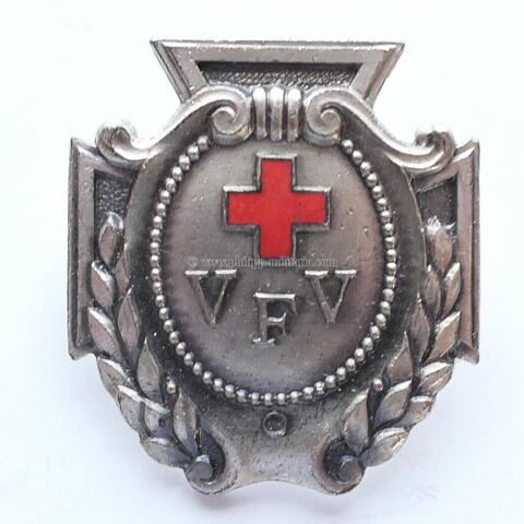 Vaterländischer Frauenverein vom Roten Kreuz / VFV - Kriegsdienstabzeichen 1914 in Silber