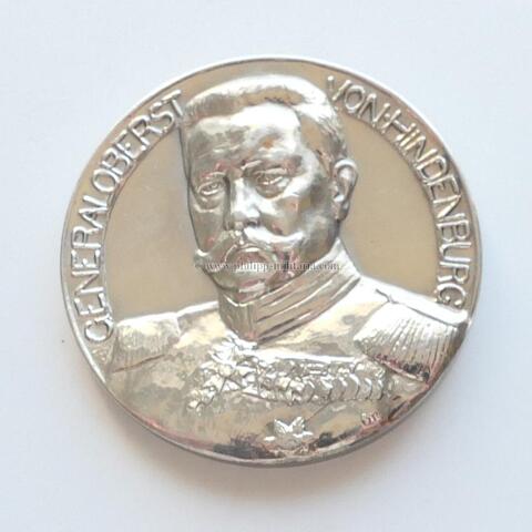 Medaille 1914 Deutschland Generaloberst von Hindenburg / Der Russenbezwinger