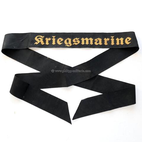 Kriegsmarine Mützenband 'Kriegsmarine'
