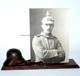 Schreibtischdekoration / Foto mit Aufsteller, Grabenkunst eines Teilnehmes des 1.Weltkrieges