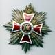 Rumänien Orden der Krone von Rumänien 2. Modell (1932-1944), Bruststern zum Großkreuz