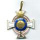 Preußen - Kronen-Orden Kreuz 1. Klasse mit Eichenlaub und Emailleband des Roten Adler-Ordens