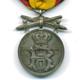 Fürstl. Reussisches Ehrenkreuz - Silberne Verdienstmedaille mit Schwertern