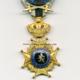 Belgien - Orden Leopold - Offizierskreuz mit Schwertern und Rosette