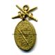 Kyffhäuser Medaille 'Blank die Wehr-rein die Ehr' mit Schwertern - Miniatur