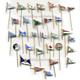 Reederei-, Marine- und Vereinsabzeichen - Lot von 30 verschiedenen Anstecknadeln