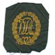 Deutsches Reichssportabzeichen 'DRA' in Bronze - Ausführung in Stoff