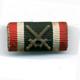 Einzel-Bandspange: Kriegsverdienstkreuz 2.Klasse 1939 mit Schwerterauflage