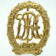 Deutsches Reichssportabzeichen 'DRA' in Gold