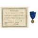 Landwehr Dienstauszeichnung Medaille 2. Klasse mit Urkunde - Preussen