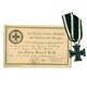 Eisernes Kreuz 2. Klasse 1914 am Band mit Verleihungsurkunde