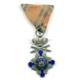 Rumänien Orden vom Stern Rumäniens 1. Modell (1877-1932), Ritterkreuz mit Schwertern am Ring, Ausführung für Militärverdienst in Friedenszeiten