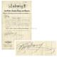 LUDWIG II. König von Bayern (1845-1886), eigenhändige Unterschrift / Autograph auf Beförderungspatent