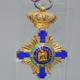 Rumänien Orden vom Stern Rumäniens 1. Modell (1877-1932), Offizierskreuz, Ausführung für Militärverdienst in Friedenszeiten
