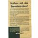 Alliiertes Propagandaflugblatt 2.Weltkrieg 'Schluss mit den Greulmärchen'