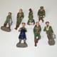 Elastolin - Lot mit 7 Massefiguren, deutsche Soldaten im Felde 1.Weltkrieg