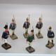 Lineol - Lot mit 6 Massefiguren, Soldaten im 1.Weltkrieg mit Pickelhaube