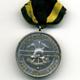 Sachsen Königreich, Feuerwehr Medaille für 20 Jahre freiwilligen Feuerwehrdienst.