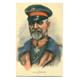 Gallwitz Max von, preußischer General der Artillerie - gezeichnete Portrait-Postkarte