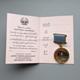 Sowjetunion Medaille für die Teilnahme im Krieg in Afghanistan mit blanko Urkunde