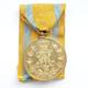 Königreich Sachsen, Friedrich August Medaille in Bronze vergoldet