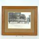 Kaiser Wilhelm II. Besuch beim 1. Garde-Regiment zu Fuß, Foto unter Glas im alten Holzrahmen