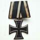 Eisernes Kreuz 2. Klasse 1914 an alter Einzelbandspange