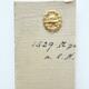 Verwundetenabzeichen in Gold 1918 - Miniatur 10mm.