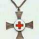 Deutsches Rotes Kreuz - Weimarer Republik - Schwesternkreuz in Silber an original Halztragekette