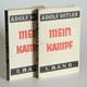 Adolf Hitler ' Mein Kampf ' Erste kartonierte zweibändige Ausgabe v. 1932