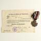 Ehrenkreuz für Frontkämpfer 1914/18 mit Verleihungsurkunde