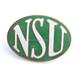NSU Anstecknadel Emblem grün emailliert 60er Jahre